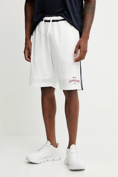 Σορτς προπόνησης EA7 Emporio Armani ανδρικό, χρώμα: άσπρο, AF13509.7M000253