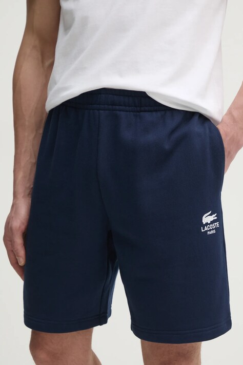 Βαμβακερό σορτσάκι Lacoste χρώμα: ναυτικό μπλε, GH0990