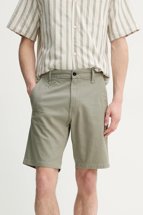 Σορτς G-Star Raw χρώμα: πράσινο, D26337-D305