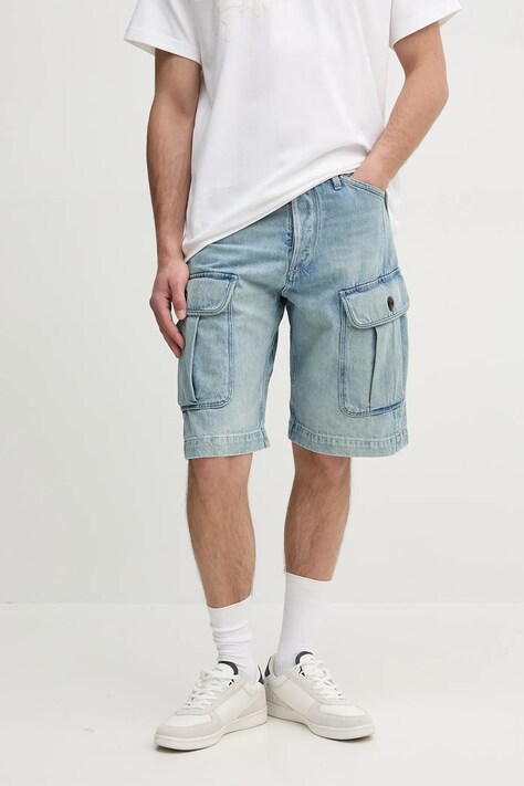 Τζιν σορτς G-Star Raw χρώμα: μπλε, D26528-D788