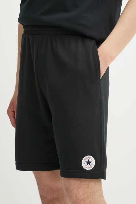 Σορτς Converse χρώμα: μαύρο, 10026979-A01