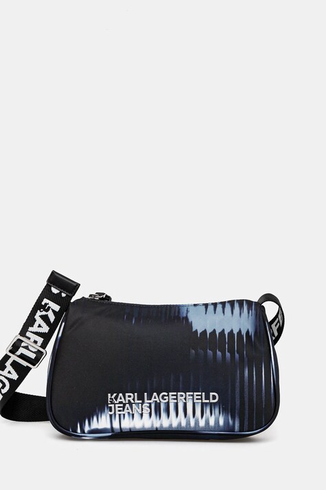 Τσάντα Karl Lagerfeld Jeans χρώμα: μαύρο, A1W30319
