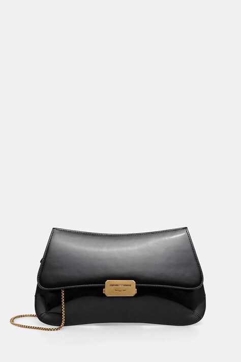 Τσάντα Emporio Armani χρώμα: μαύρο, EW001777 AF14068