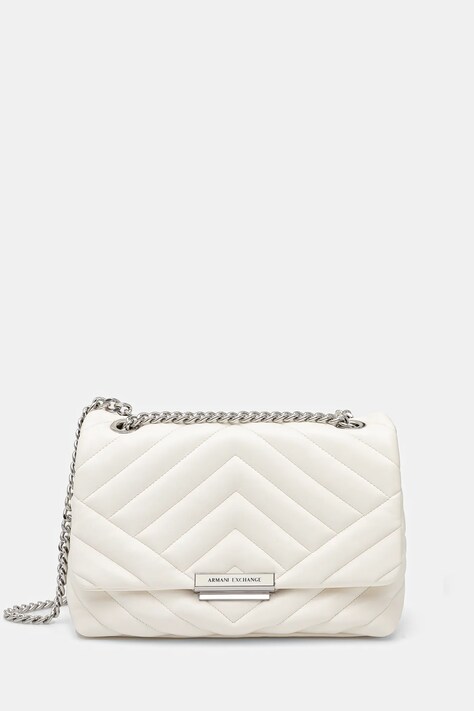 Τσάντα Armani Exchange χρώμα: μπεζ, 949122 4R742