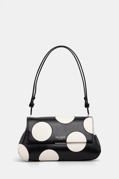 Δερμάτινη τσάντα Kate Spade χρώμα: μαύρο, KJ898