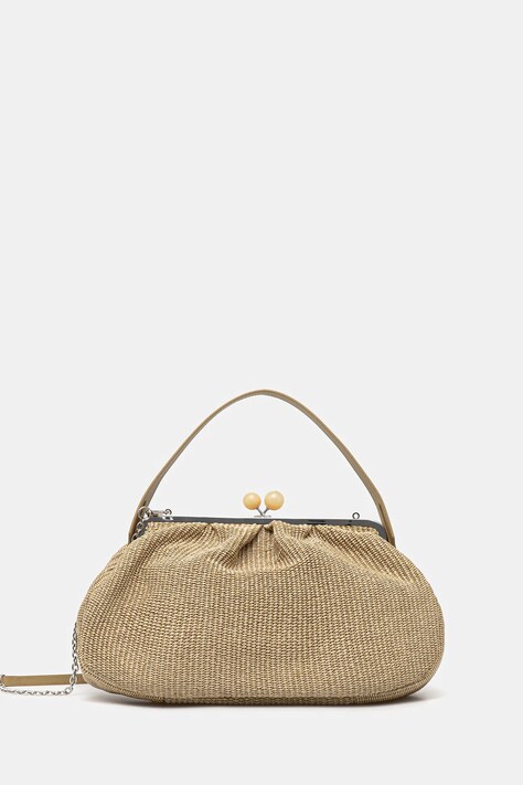 Τσάντα Weekend Max Mara χρώμα: μπεζ, 2515511075600