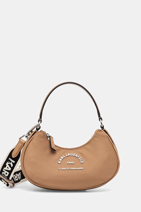 Τσάντα Karl Lagerfeld χρώμα: πράσινο, A2W30086
