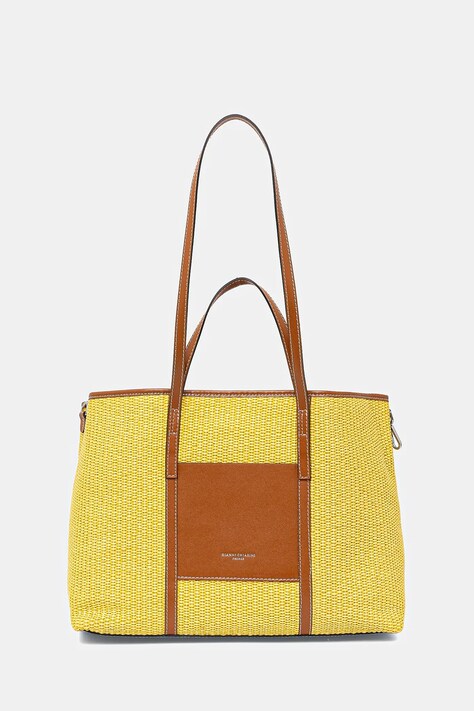Τσάντα Gianni Chiarini SUPERLIGHT χρώμα: κίτρινο, BS.10356.CST.DNM