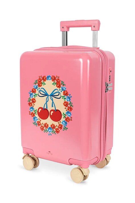 Βαλίτσα Konges Sløjd TRAVEL SUITCASE 45x30x21 cm χρώμα: ροζ, KS103028