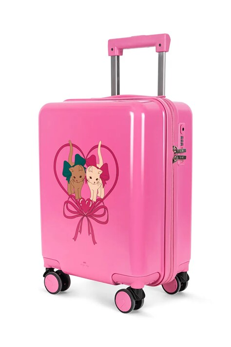 Παιδική βαλίτσα Konges Sløjd TRAVEL SUITCASE χρώμα: ροζ, KS102335