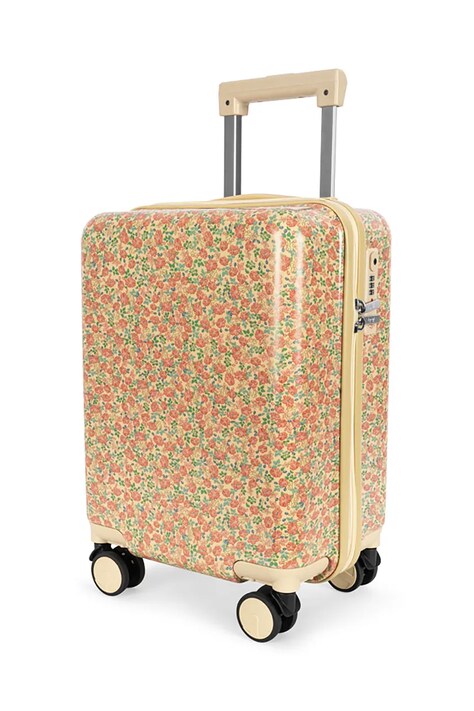 Παιδική βαλίτσα Konges Sløjd TRAVEL SUITCASE KALUKA χρώμα: μπεζ, KS102941