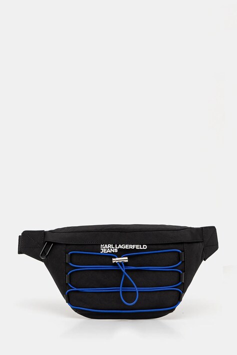 Τσάντα φάκελος Karl Lagerfeld Jeans χρώμα: μαύρο, A2M30115