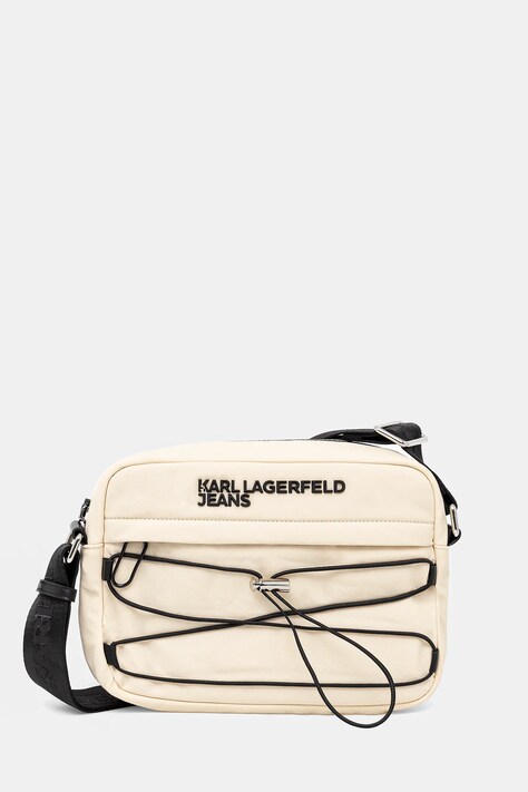 Σακίδιο Karl Lagerfeld Jeans χρώμα: μπεζ, A2M30116