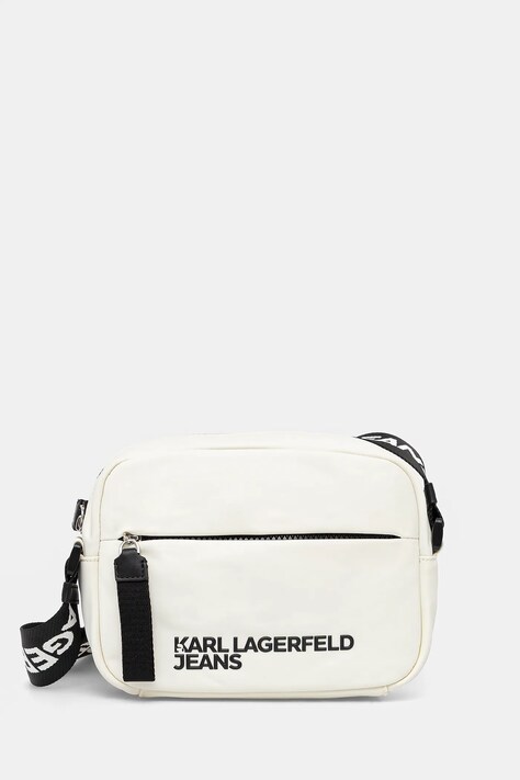 Σακίδιο Karl Lagerfeld Jeans χρώμα: άσπρο, A1W30232