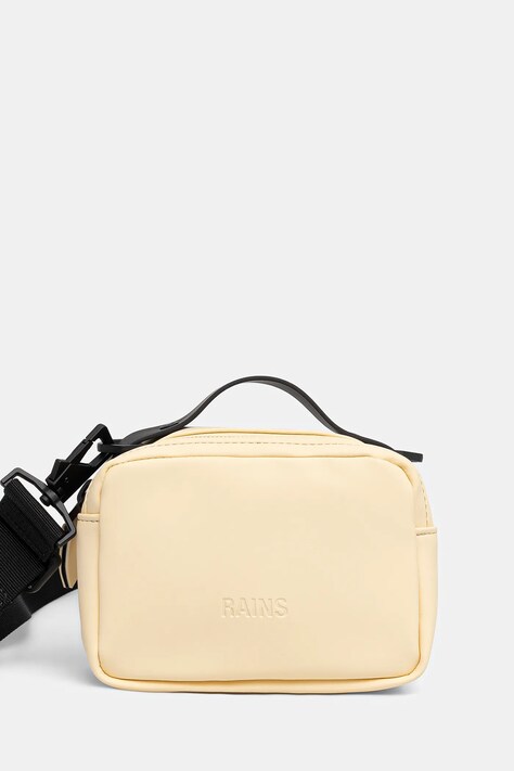 Σακίδιο Rains Box Bag Micro W3 χρώμα: κίτρινο, 14120