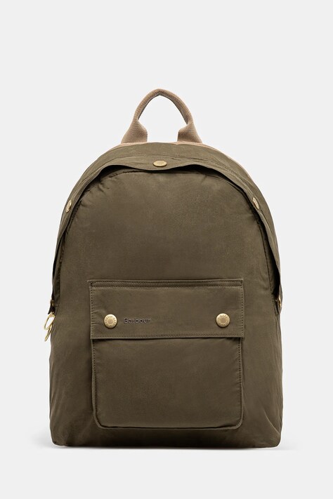 Βαμβακερό σακίδιο πλάτης Barbour Barbour Transport Zip Closure Backpack Bag χρώμα: πράσινο, UBA0747