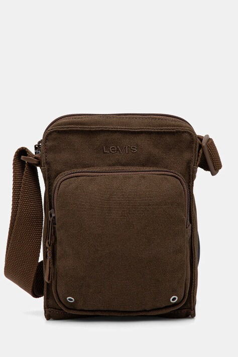 Σακίδιο Levi's χρώμα: καφέ, 000IN-0010