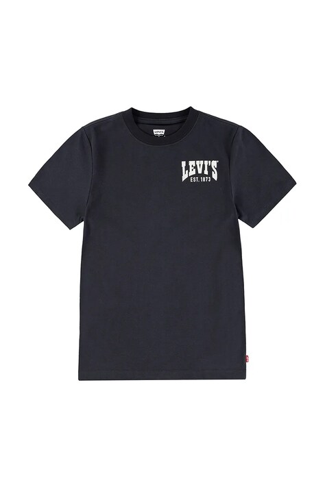 Παιδικό μπλουζάκι Levi's VALLEY VIEW TEE χρώμα: μαύρο, 9EM600
