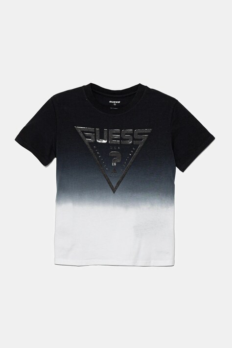 Παιδικό βαμβακερό μπλουζάκι Guess χρώμα: ναυτικό μπλε, L5GI27 I3Z14