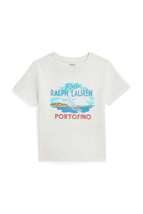 Μπλουζάκι Polo Ralph Lauren χρώμα: άσπρο, 322965901001