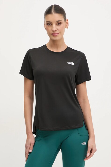 Αθλητικό μπλουζάκι The North Face Flex χρώμα: μαύρο, NF0A8BQEJK31