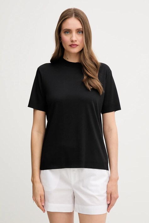 Μπλουζάκι Calvin Klein χρώμα: μαύρο, LV044B206G