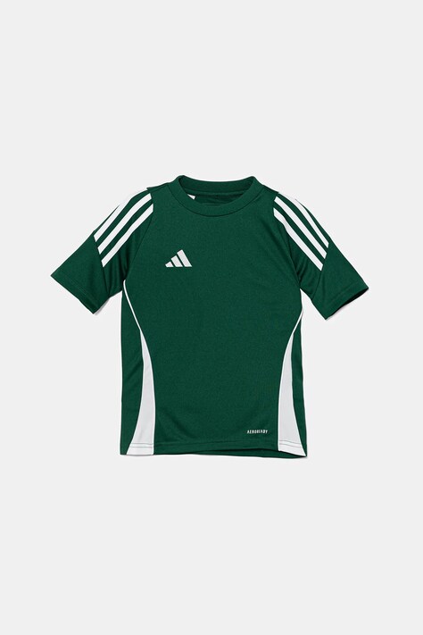 Παιδικό μπλουζάκι adidas Performance χρώμα: πράσινο, IS1028