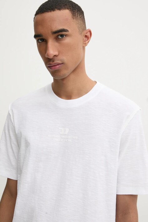 Μπλουζάκι Diesel T-ADJUST-R10 T-SHIRT χρώμα: μπεζ, A16424.0QKAP