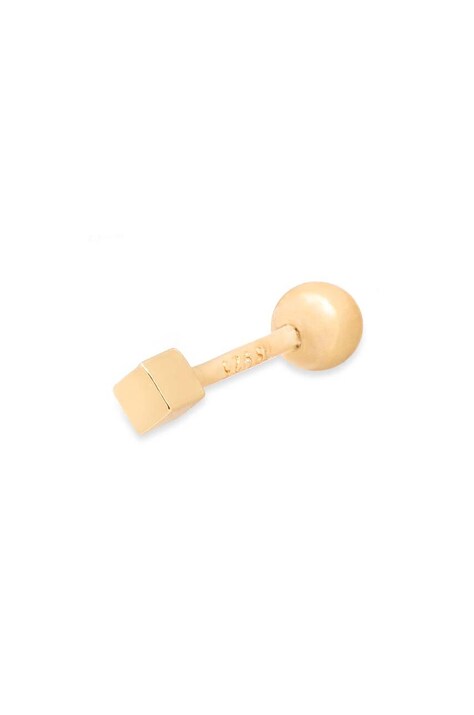 Επιχρυσωμένο ασημένιο σκουλαρίκι ANIA KRUK Piercing Rock It