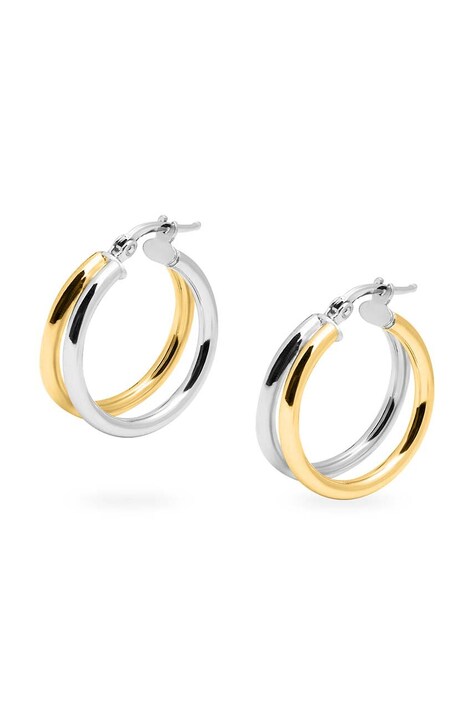 Ασημένια επιχρυσωμένα σκουλαρίκια ANIA KRUK TRENDY SMVKS2630Z