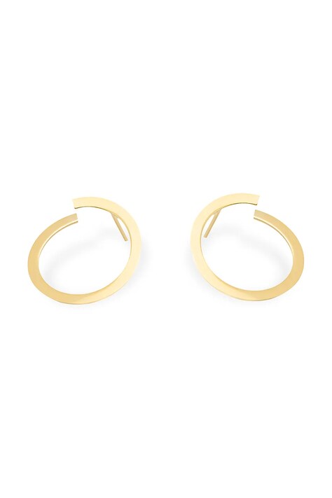 Ασημένια επιχρυσωμένα σκουλαρίκια ANIA KRUK TRENDY SLTKS3230Z
