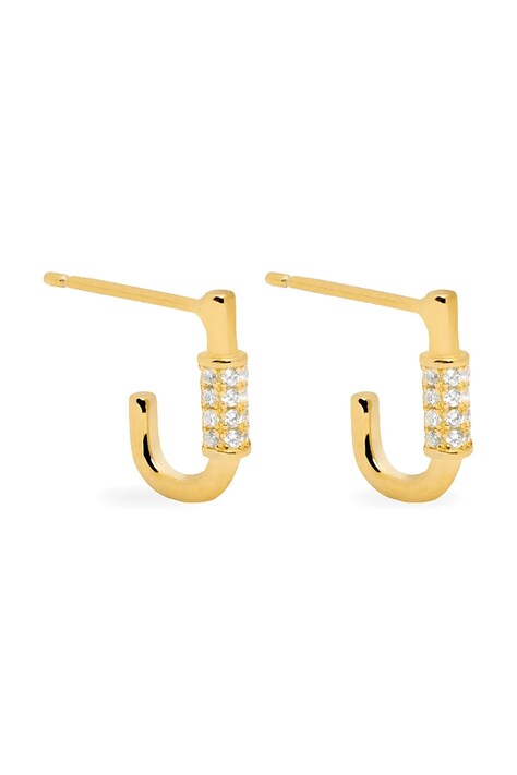 Ασημένια επιχρυσωμένα σκουλαρίκια ANIA KRUK GLAMOUR SMVKC1782Z