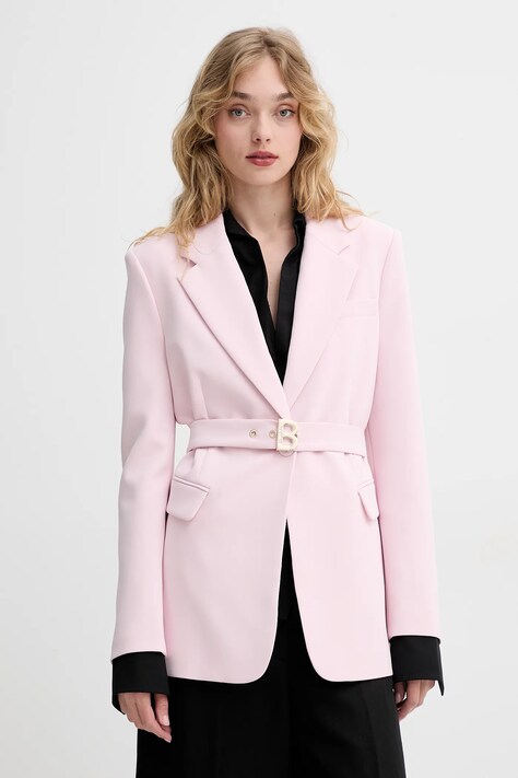 Σακάκι Blugirl Blumarine χρώμα: ροζ, RA5151.T2968
