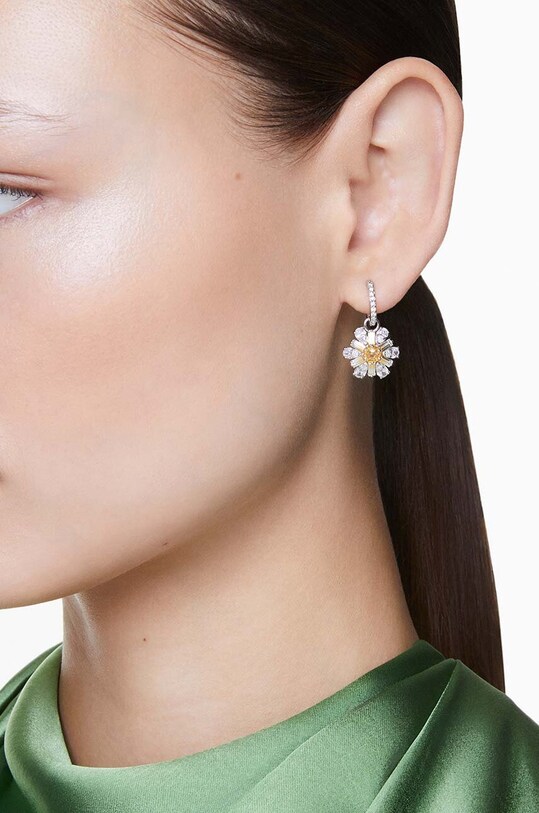 Σκουλαρίκια Swarovski IDYLLIA 5683243 ασημί
