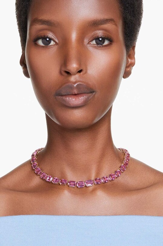 Κολιέ Swarovski MILLENIA 5683429 ροζ