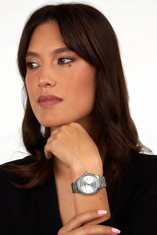 Ρολόι Karl Lagerfeld R0553101510 ασημί