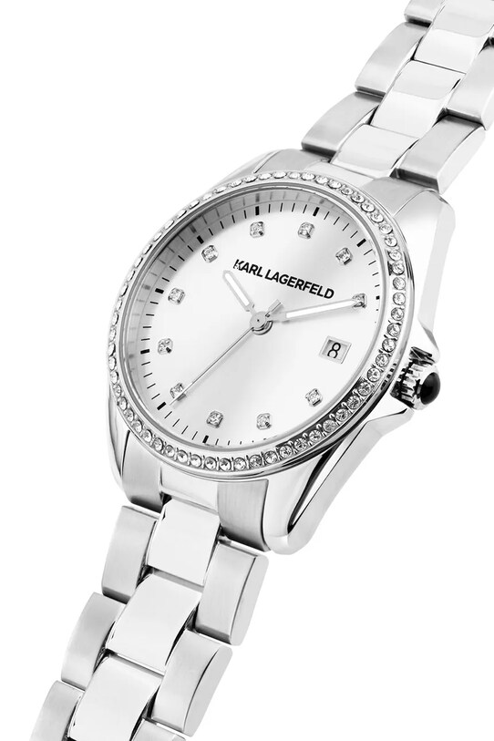 Ρολόι Karl Lagerfeld R0553101510 ασημί AA00