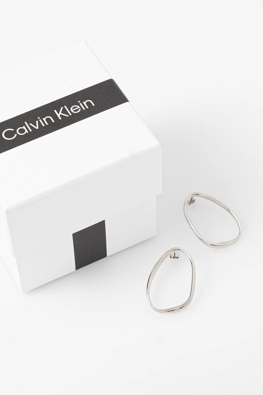 Σκουλαρίκια Calvin Klein ασημί 35000450