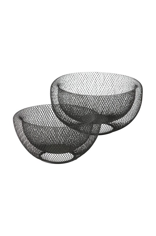 Boltze σετ διακοσμητικών μπολ Seoul (2-pack) μαύρο 4053300