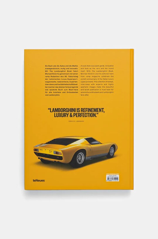 Lifestyle Βιβλίο home & lifestyle Lamborghini Book by Michael Köckritz, English 9783961715114 πορτοκαλί
