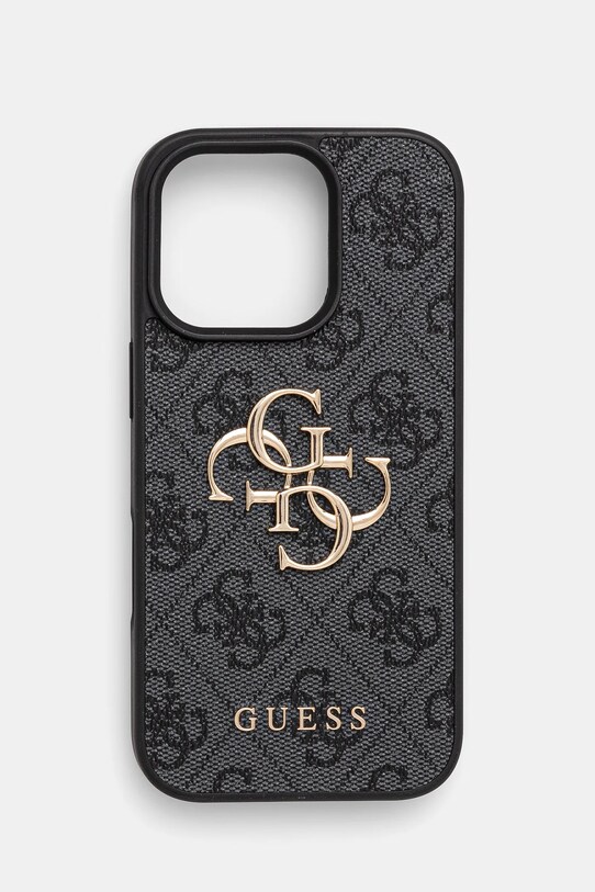 Θήκη κινητού Guess iPhone 16 Pro 6.3 για τηλέφωνο μαύρο GUHCP16L4GMGGR