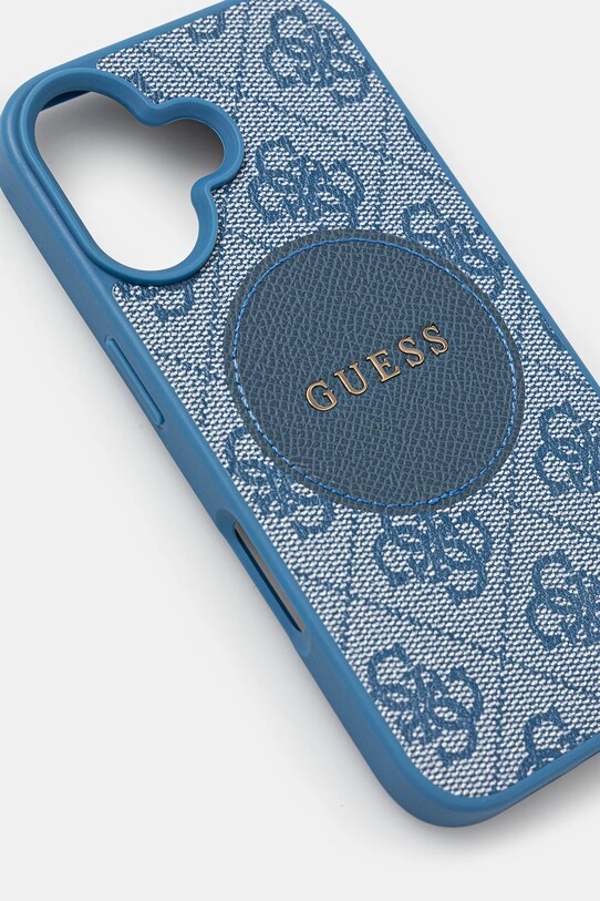 Θήκη κινητού Guess iPhone 16 GUHMP16SP4PGRSGB μπλε AA00