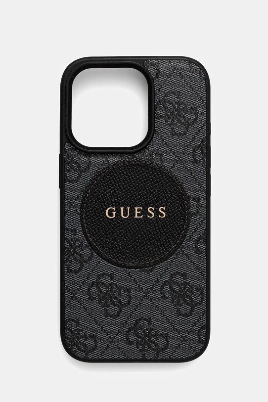 Θήκη κινητού Guess iPhone 16 Pro για τηλέφωνο μαύρο GUHMP16LP4PGRSGK