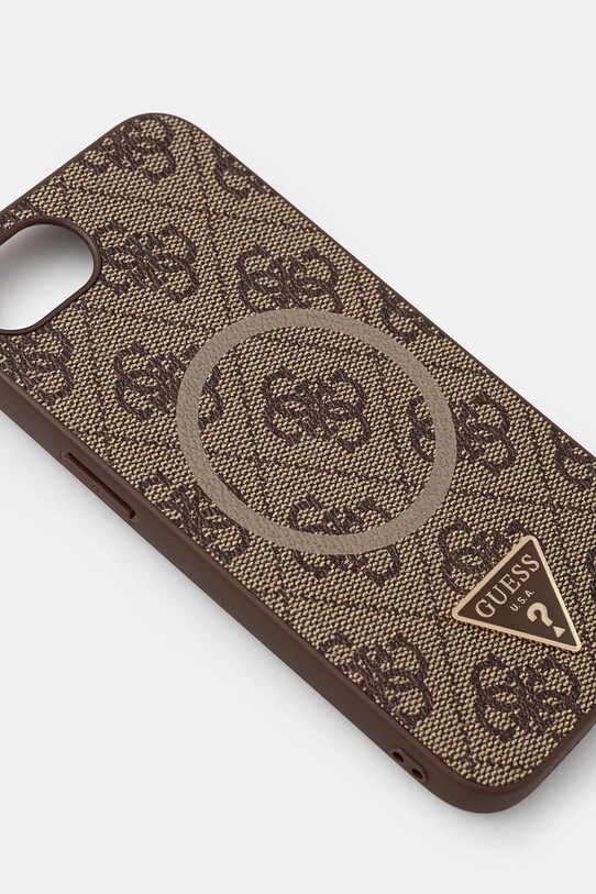 Θήκη κινητού Guess iPhone 16e GUHMPSE4P4TDPW καφέ AA00