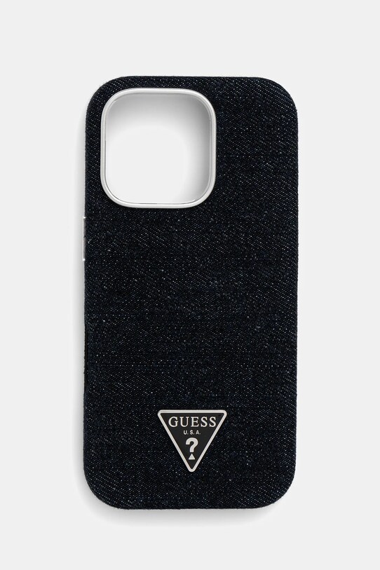 Θήκη κινητού Guess iPhone 16 Pro απλικέ μαύρο GUHMP16LRJFWTLK