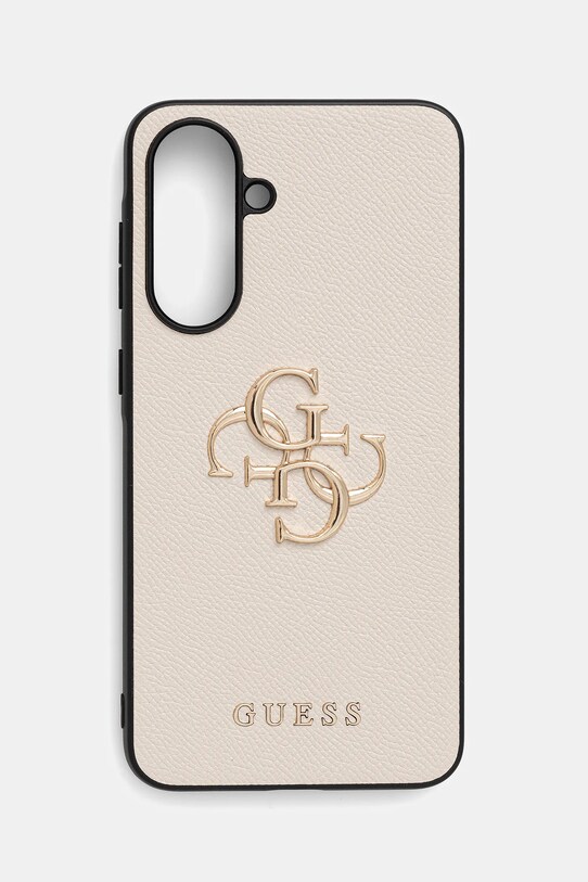 Θήκη κινητού Guess Samsung Galaxy A56 για τηλέφωνο μπεζ GUHCSA56PGT4MBE