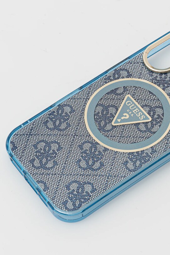 Θήκη κινητού Guess iPhone 16 GUHMP16SHG4PRTGB μπλε AA00