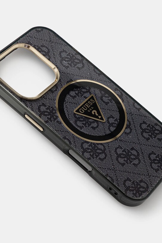 Θήκη κινητού Guess iPhone 16 Pro GUHMP16LHG4PRTGK μαύρο AA00