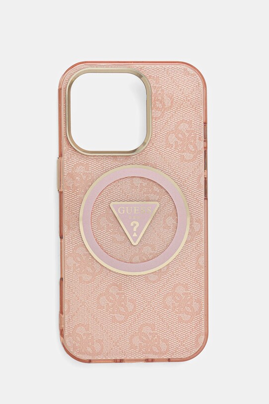 Θήκη κινητού Guess iPhone 16 Pro στάμπα ροζ GUHMP16LHG4PRTGP