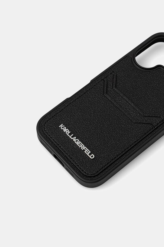 Θήκη κινητού Karl Lagerfeld iPhone 16 KLHCP16SPKHPORPK μαύρο AA00